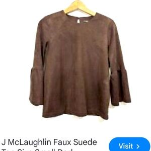 J Mclauglin Faux Suede Too